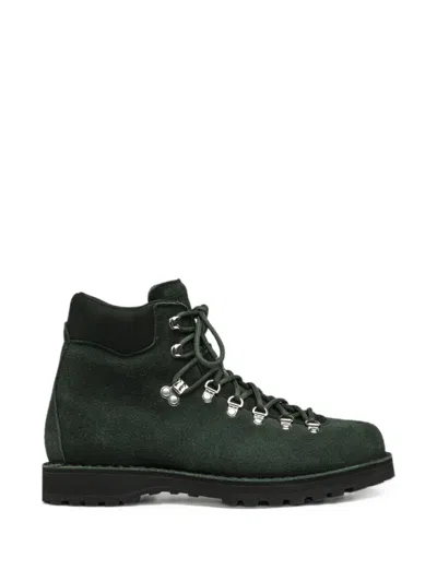 Diemme Suede Lace-up Boots In Green