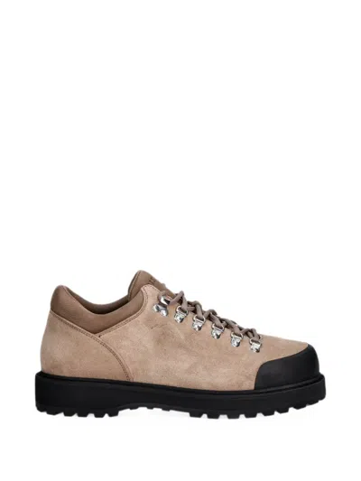 Diemme Suede Cornaro Low-top Boots In Black