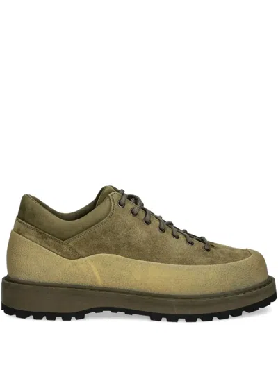 Diemme Cornado Eyelets Boot In Olive Suede
