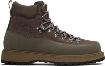 Diemme Taupe Roccia Vet Gomma Boots In Multi
