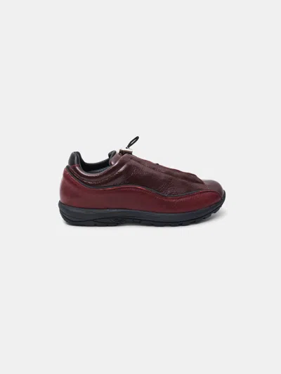 Diemme Licata Textured-leather Sneakers In Multi