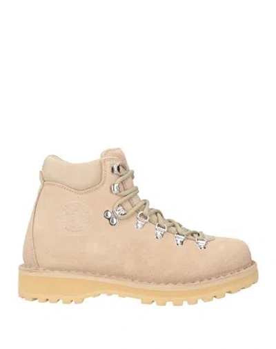 Diemme Woman Ankle Boots Beige Size 7 Leather
