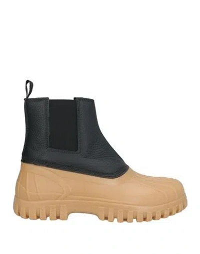Diemme Woman Ankle Boots Black Size 8 Leather