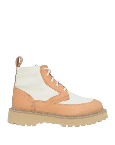 Diemme Woman Ankle Boots Blush Size 8 Leather, Textile Fibers In Pink