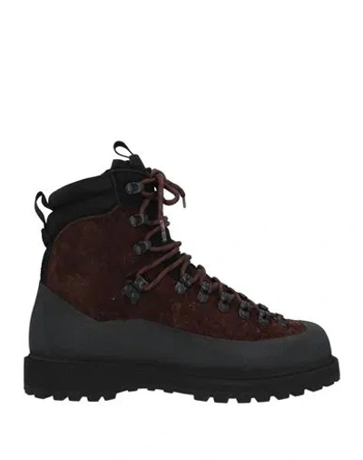 Diemme Woman Ankle Boots Cocoa Size 10 Leather In Brown