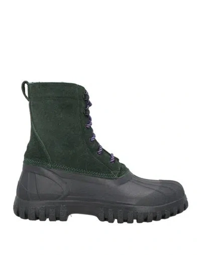 Diemme Woman Ankle Boots Dark Green Size 6 Leather