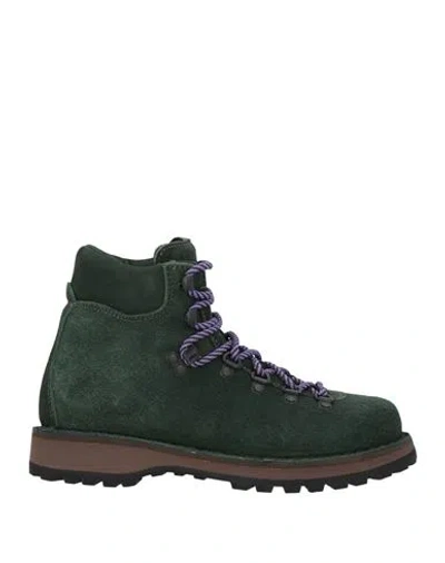Diemme Woman Ankle Boots Dark Green Size 6 Leather