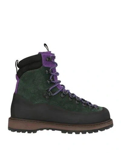Diemme Woman Ankle Boots Dark Green Size 6 Leather
