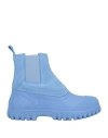 Diemme Woman Ankle Boots Light Blue Size 11 Leather