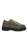 Diemme Woman Ankle Boots Military Green Size 8 Leather