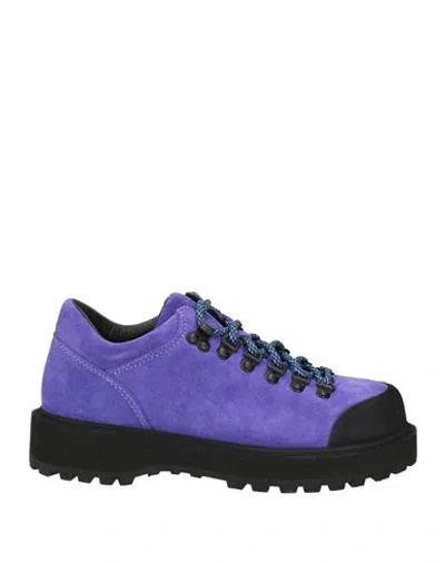 Diemme Woman Ankle Boots Purple Size 7 Leather