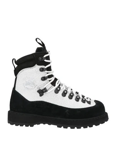 Diemme Woman Ankle Boots White Size 8 Leather