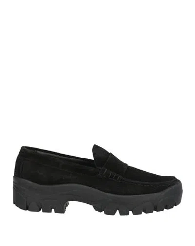 Diemme Woman Loafers Black Size 8 Leather