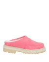 Diemme Woman Mules & Clogs Salmon Pink Size 8 Shearling