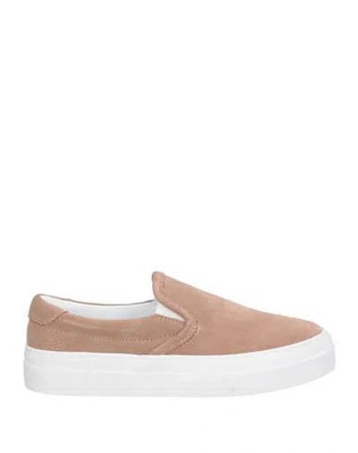 Diemme Woman Sneakers Light Brown Size 6 Leather In Beige