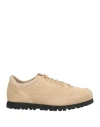 Diemme Woman Sneakers Sand Size 8 Leather In Nude