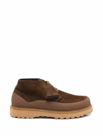 Diemme X Clarks Suede Desert Boots In Brown
