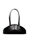 Dienèe Arco Leather Shoulder Bag In Black