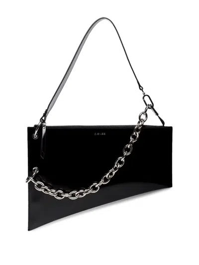 Dienèe Saund Patent Leather Shoulder Bag In Black