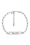 Diesel Iconic D Bracelet In Silver