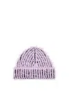 Diesel K-fur Beanie In Violet