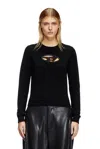 Diesel F-slimmy-od Sweatshirt In Black