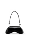 Diesel Play-crossbody Bag In Glossy Pu In Black