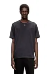 Diesel Mens 9xx T-madjust-tr Branded Cotton-jersey T-shirt In Gray