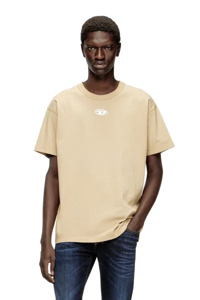 Diesel T-norm-iod T-shirt In Neutral