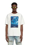 Diesel Mens 141 T-boxt Graphic-print Short-sleeve Cotton T-shirt In Tobedefined