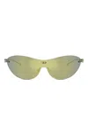 Diesel Iconic Oval Sunglasses In Green