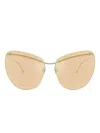 Diesel 0dl1007 Sunglasses In Silver