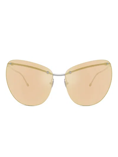 Diesel 0dl1007 Sunglasses In Silver