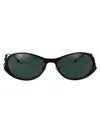 Diesel Powdre Matte Black Metal Sunglasses In Black