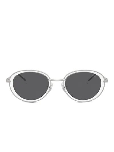 Diesel 0dl1018 Sunglasses In Silver