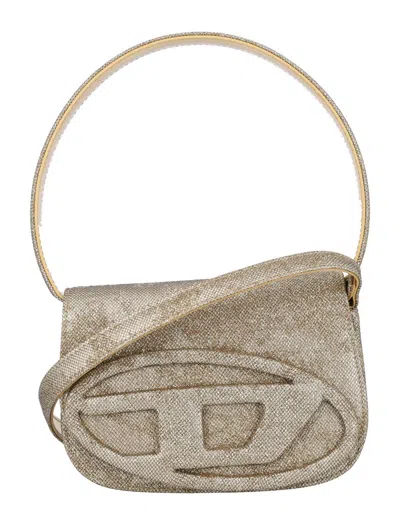 DIESEL DIESEL 1-DR LUREX SHOULDER BAG