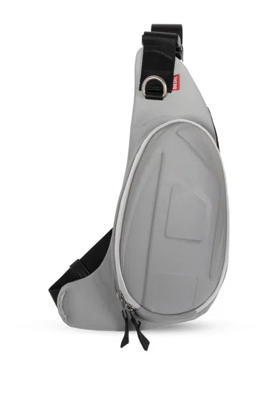 Diesel 1-dr Pod Logo Embossed Reflective Belt Bag