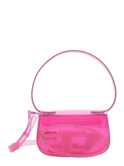 Diesel 1 Dr Shoulder Bag In Pink