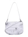 Diesel 1dr Twin Rectangular White Handbag In White