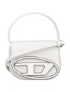 Diesel 1dr Leather Shoulder Bag In White