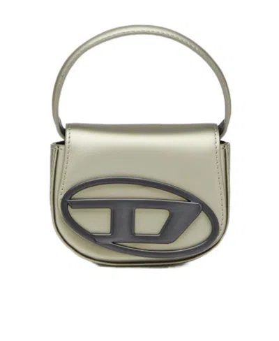 Diesel 1 Dr-xs-s Logo-plaque Mini Bag In Nude