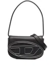 Diesel Xs 1dr Smooth Leather Top Handle Bag In Black