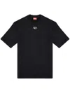 Diesel S-cooling Biologic Cotton Sweatshirt With Metal Oval-d Logo