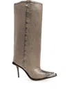 Diesel Taupe D-tona Wb Tall Boots In Neutrals