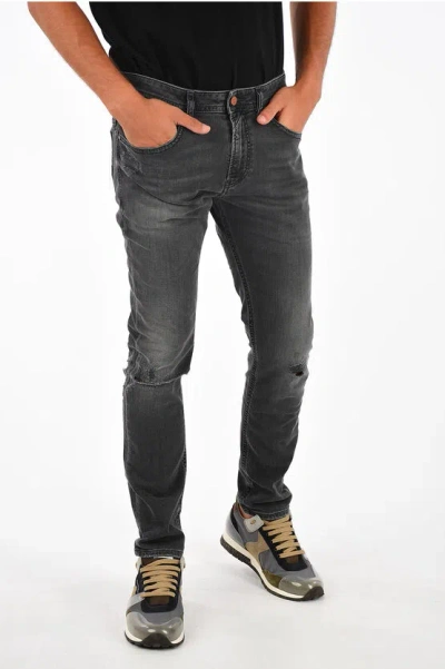 Diesel 17cm Jeans Thommer L.32 Slim Skinny In Black