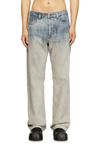 Diesel ® 19080 D-eeper Relaxed Straight Leg Jeans In Blue
