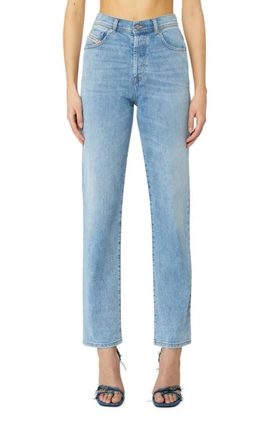 Diesel 1956 D-tulip High Waist Straight Leg Jeans In Denim