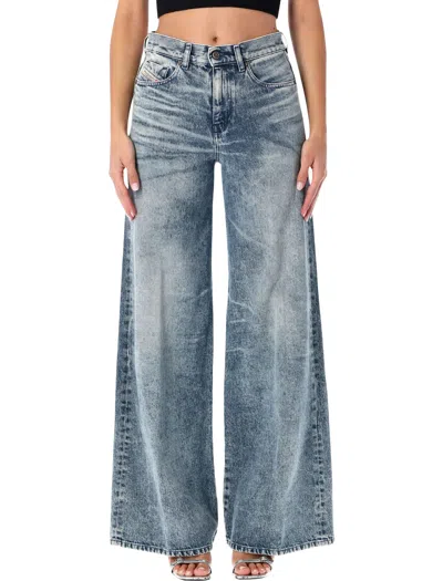Diesel 1966 D-sire Blue Wide-leg Jeans