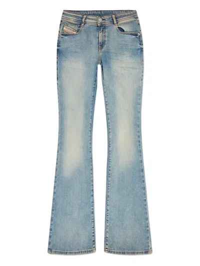 Diesel 1969 D-ebbey 0adbh Flared Jeans In Blue