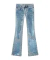 Diesel 1969 D-ebbey 0ajeu Flare Jeans In Blue